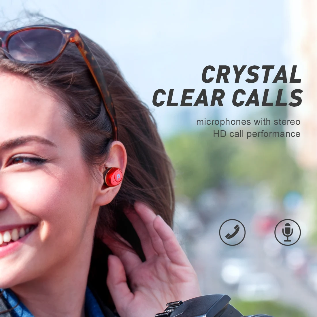 
Manufacturer Fast Delivery A5 TWS Wireless Earbuds Stereo Call Blue tooth Headphone Wireless Blue tooth Earphones Head phones 