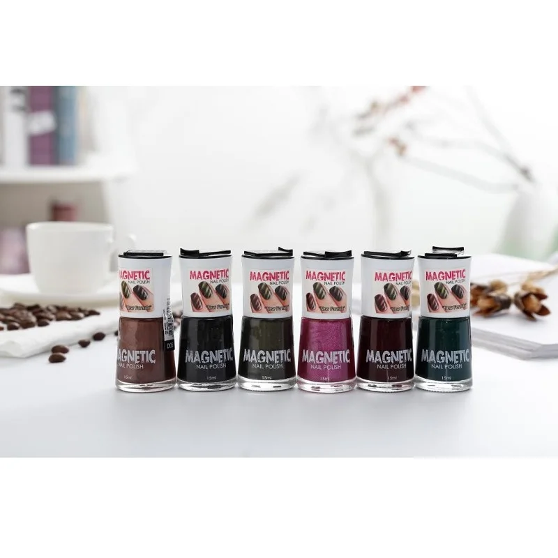 Специальный дизайн, новая популярная рыночная цена, 15 мл магнитный лак для ногтей oem с вашим логотипом