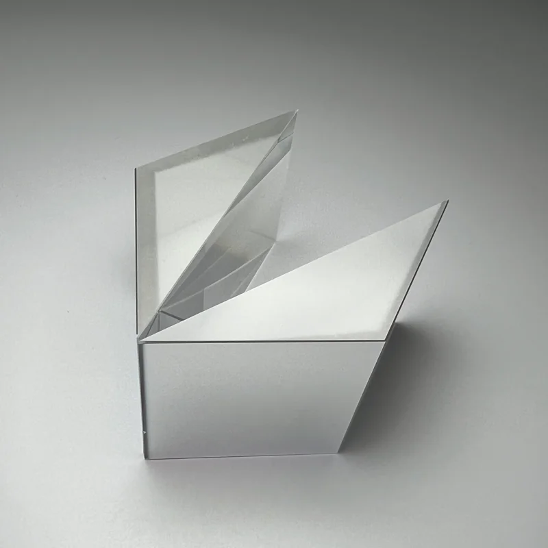 High quality AR coated visible light high transflancy optical glass K9BK7B270 triangular prism for digital device periscope