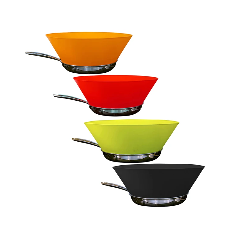 High Quality Wholesale Heat Resisting  Food Grade Splatter Guard Silicone Anti Oil Splash Pot Surround for Pot Cooking