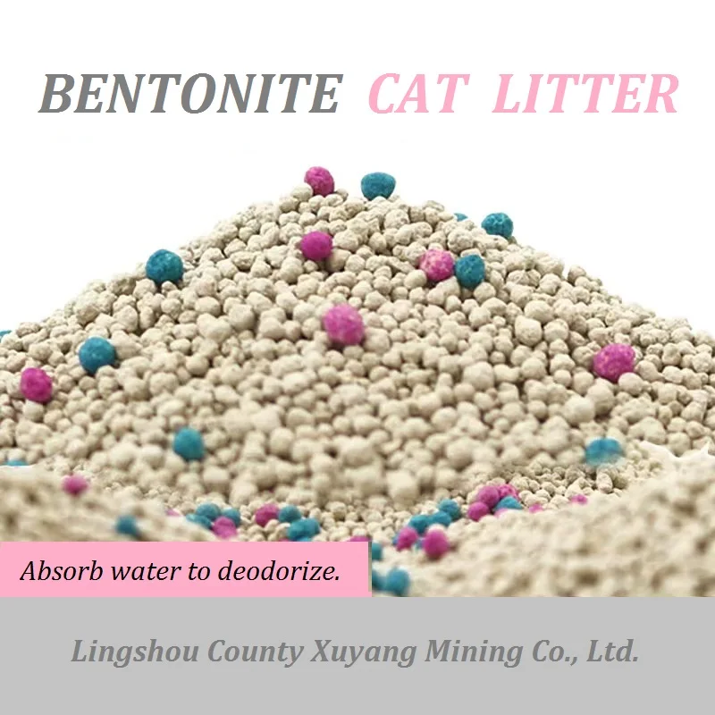 High quality cheap bentonite cat litter water absorption deodorization