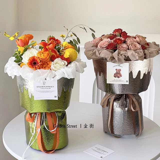 CALOR Back to the future creative space cotton flower wrapping paper floral paper waterproof