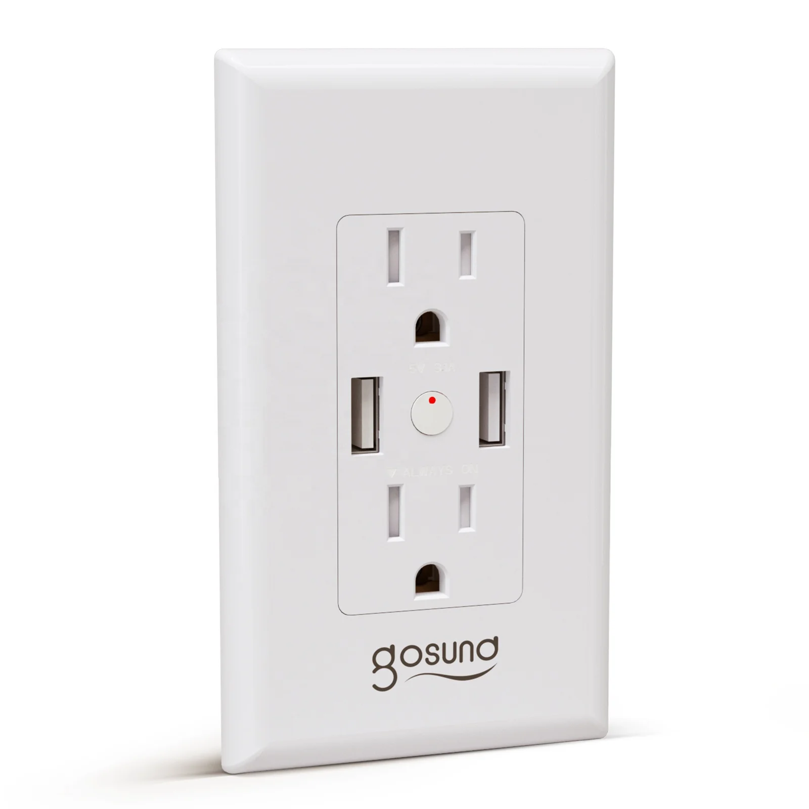 Gosund завод Tuya smart life Wi-Fi настенный двойной выход гнездо не голос APP управление розетка настенная розетка alexa