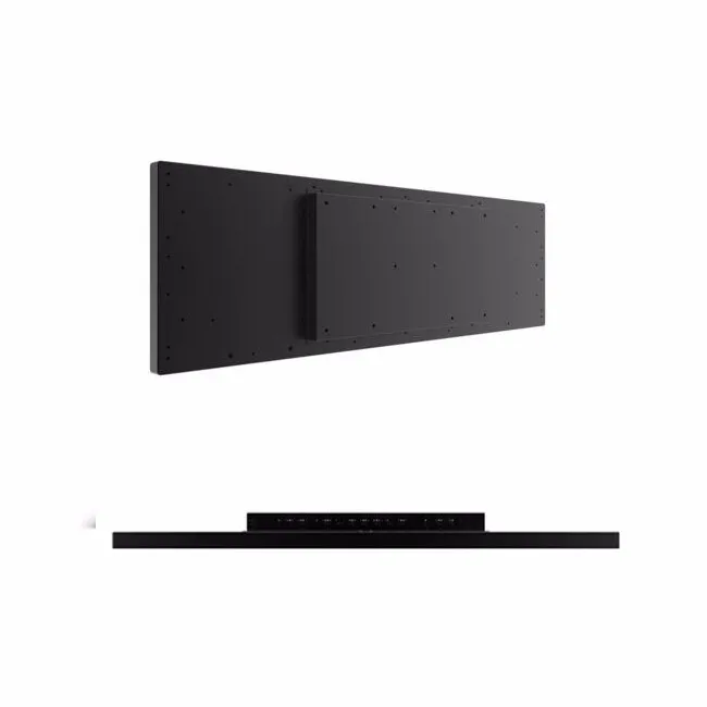 Ultra wide USB bar LCD display super market shopping mall 28.6 inch stretched bar lcd
