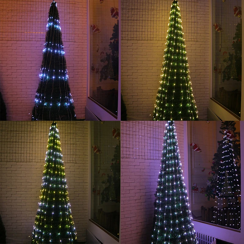 Outdoor christmas decorations dmx rgb led laminar flow waterfall fountain led with led lights FOR holiday decorative