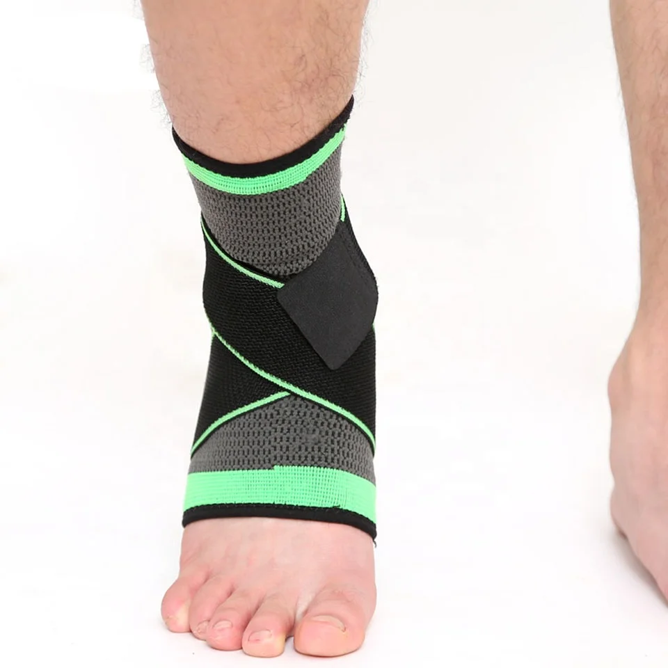 Ankle Support Sleeve Sports With Binding Strap Ankle Support
