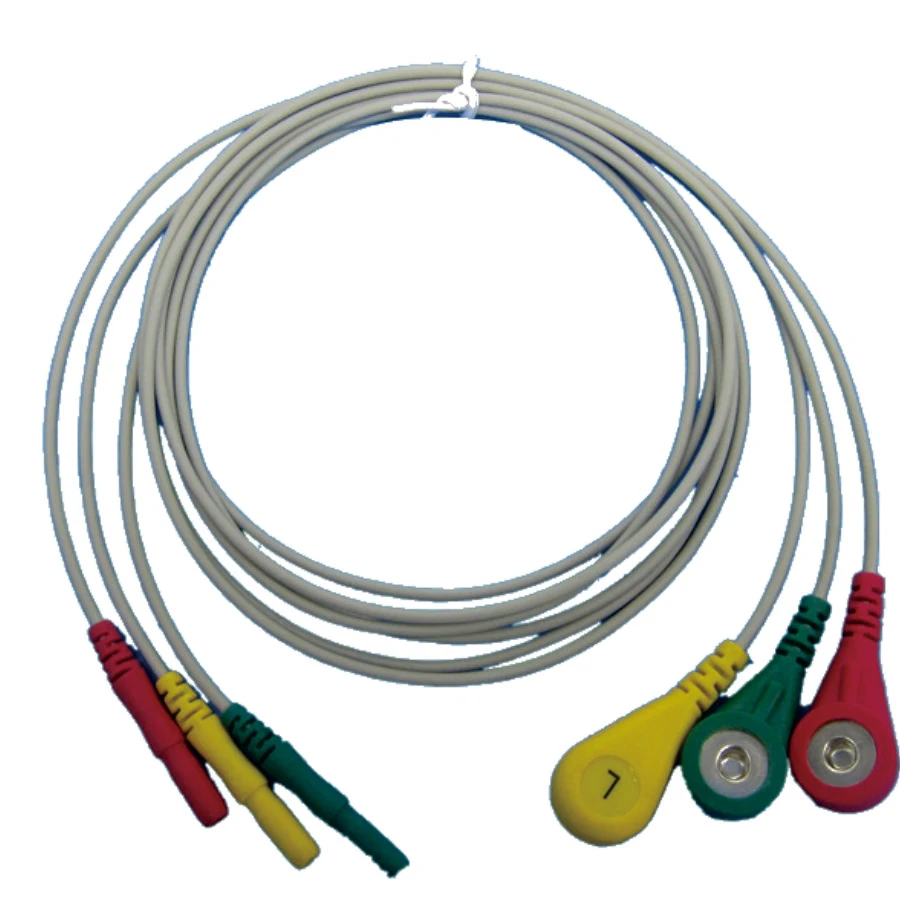 ECG Leadwire For Popular,Din style,OD=2.0 For Hospital Use Patient-monitor Medical Accessories ECG Cable