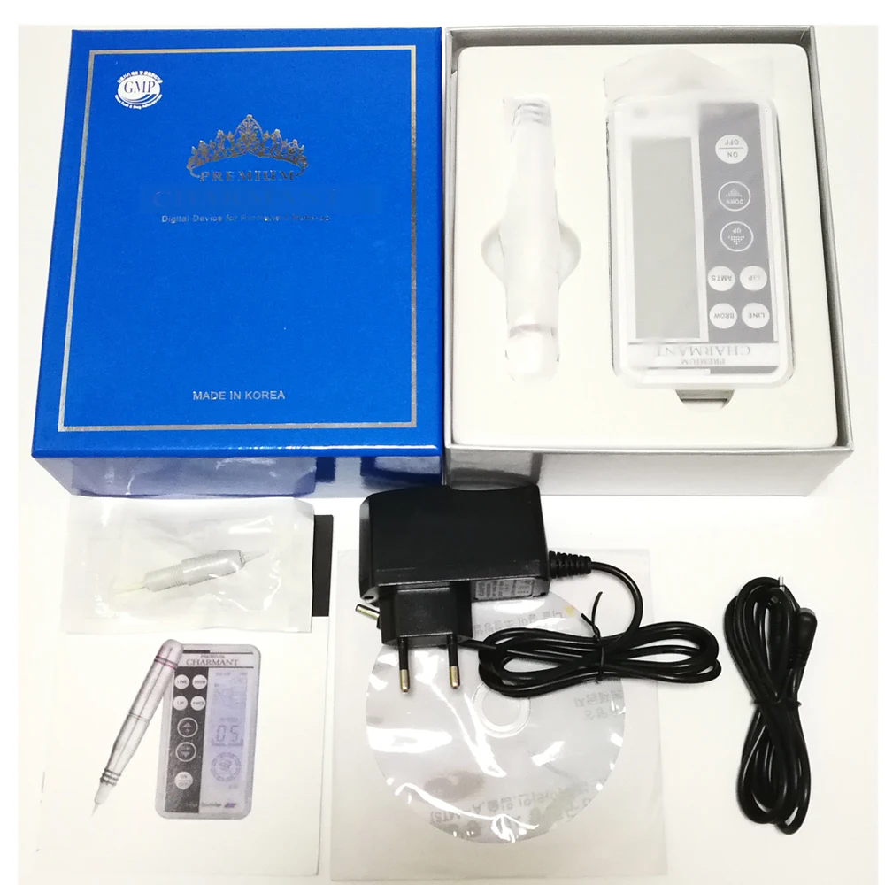 Office Equipment Korean Professional Embroidery Eyebrow Charmant Tattoo Machine Pen for MTS Semi-permanent Makeup Microblading