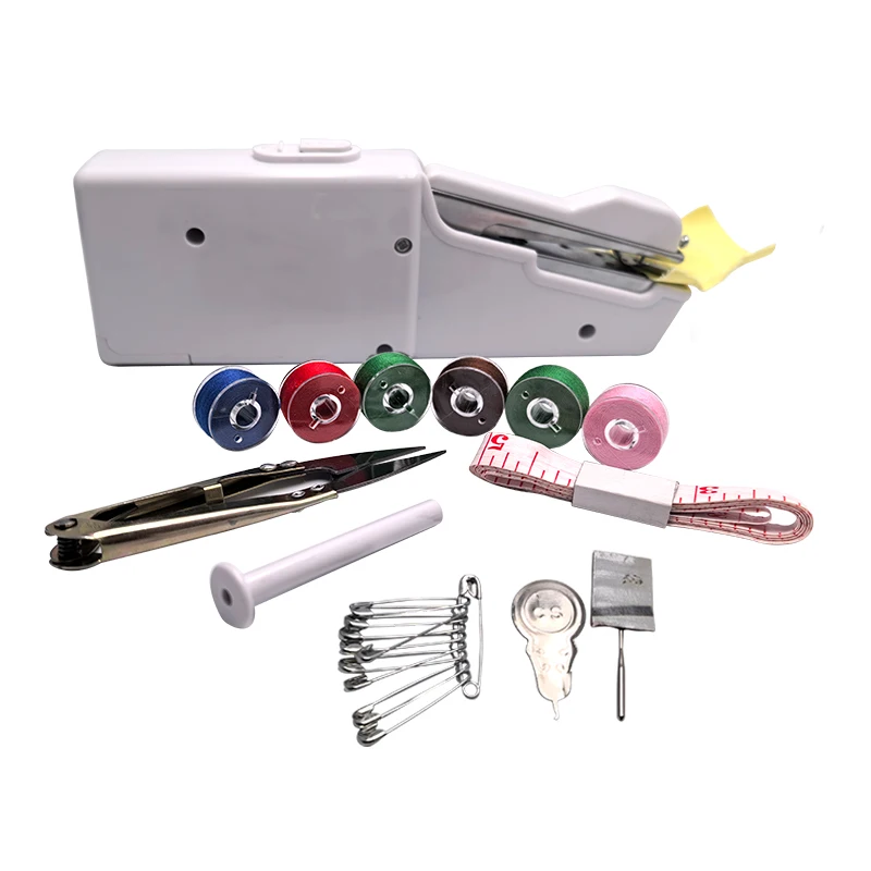 Hot selling creative home hand-held portable sewing accessories Sewing machine manual mini machine