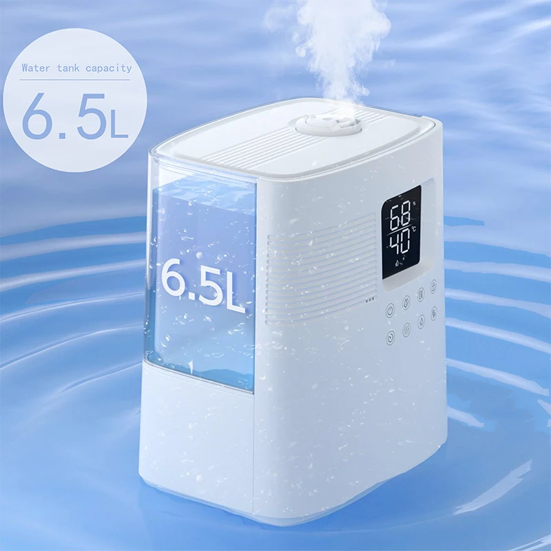 RUNAL Smart Brand New Long Essential Oil Aroma Mute Led Timer Ultrasonic Double Nozzle Room Hot Warm Steam Mist Air Humidifier