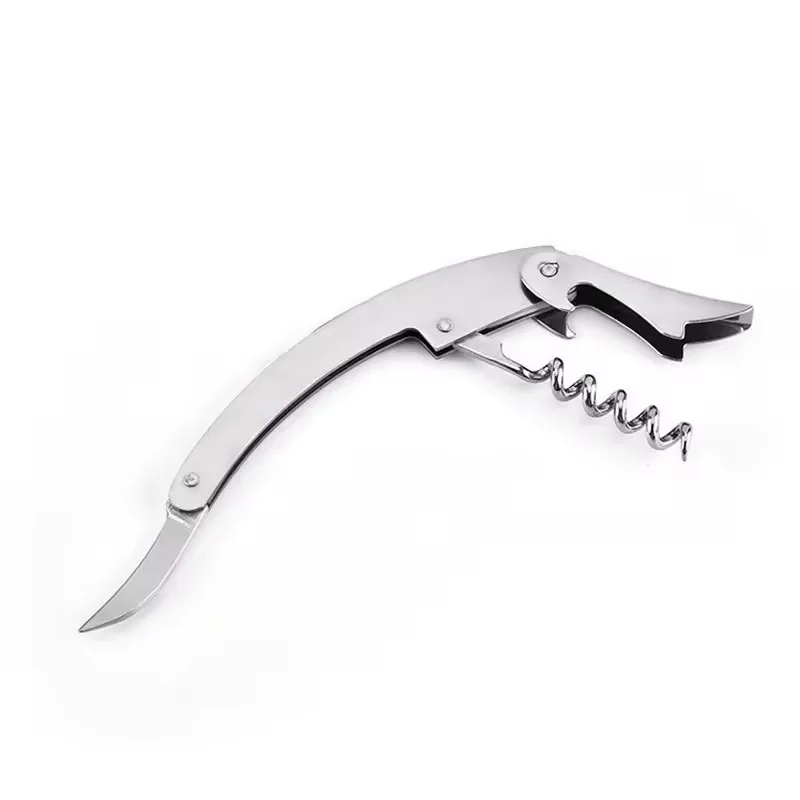 Professional Stainless Steel Handle Standing Wine Opener Corkscrew For Bartender