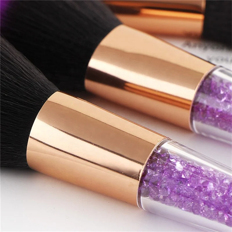 
New Design Cosmetic Makeup Brushes Customized 7Pcs Liquid Glitter Make Up Brushes Set 
