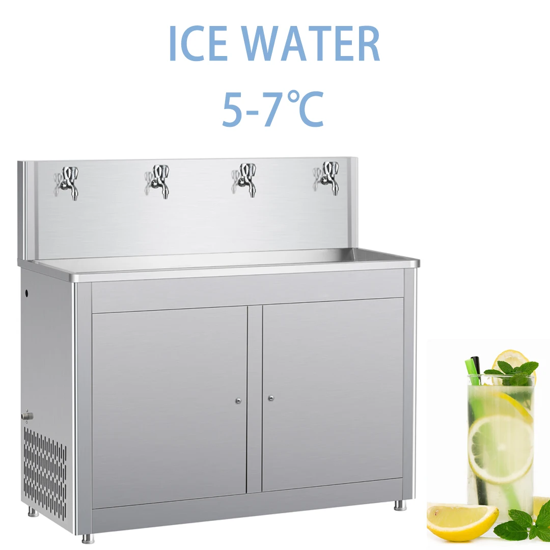 Stainless steel refrigeration compressor Water Cooler filter dispenser cold water dispenser for school park airport