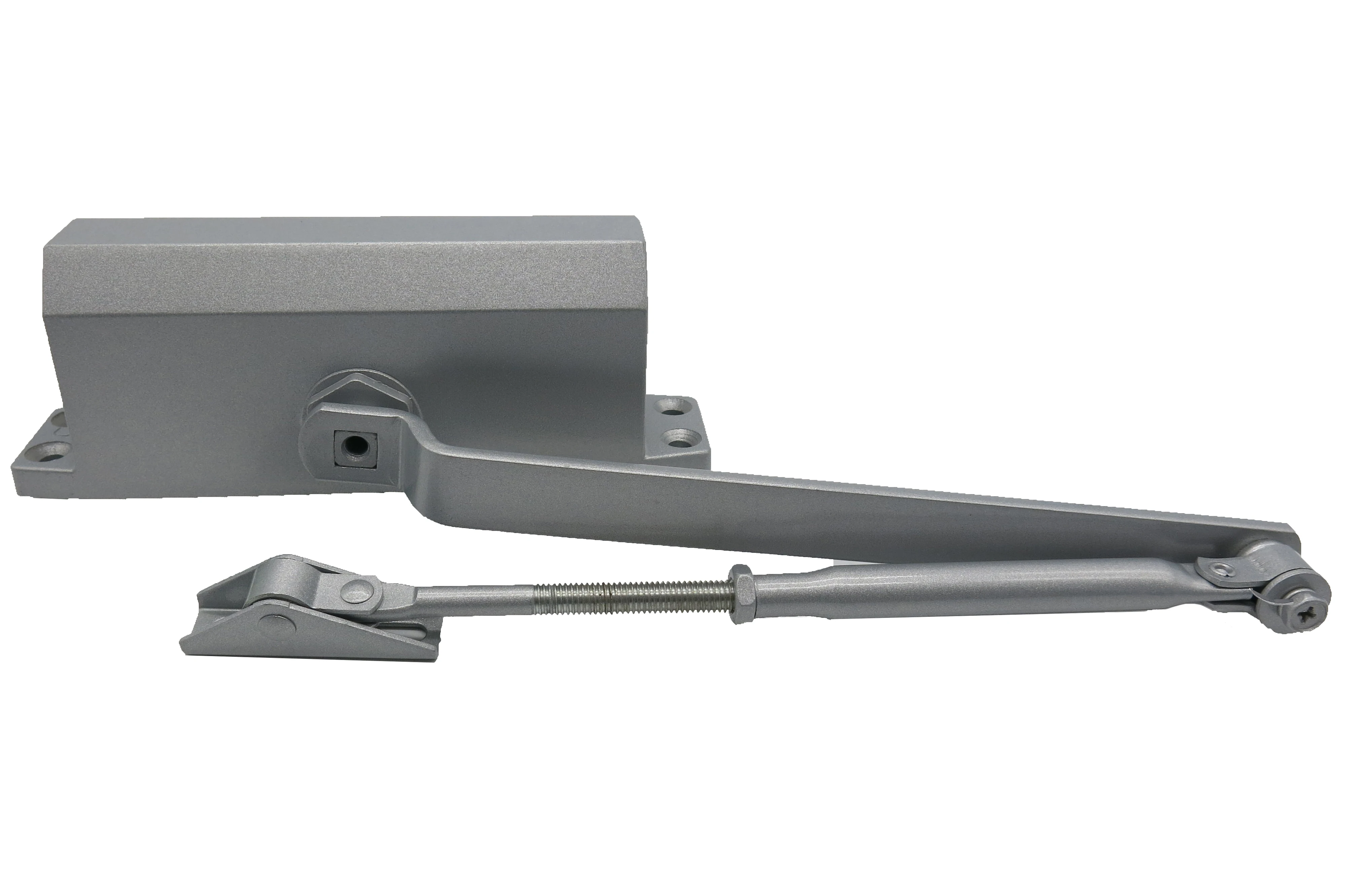 SK-062 Square Type Aluminium Alloy 60-85kg Adjustable Automatic Hydraulic Door Closer With Sliding Arm