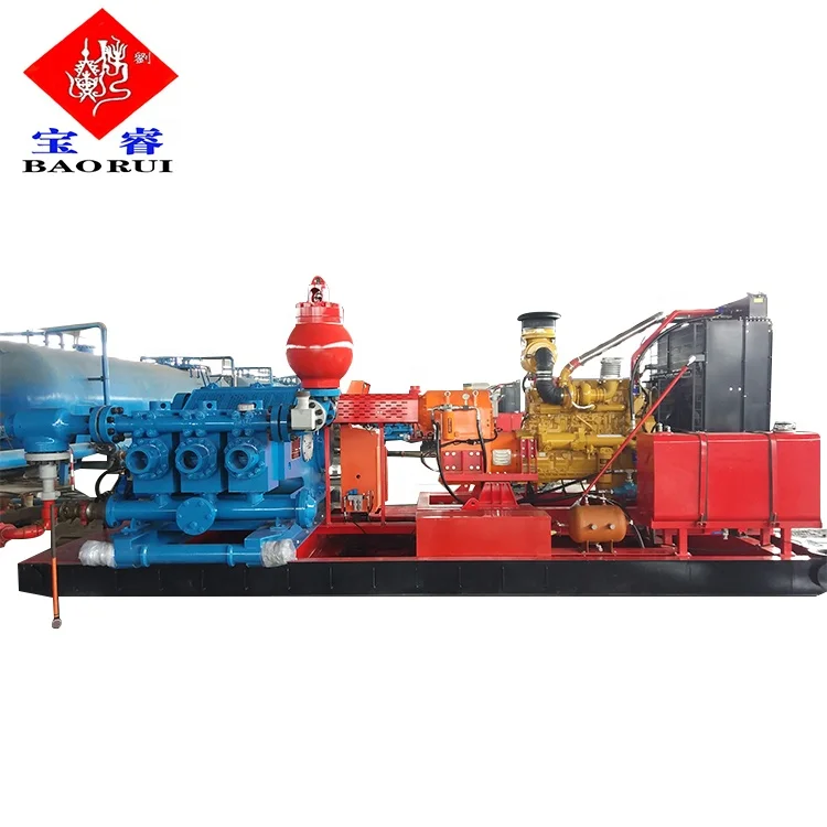 
Pump Plus Diesel Engine Skid Drilling Mud Pump Package Unit 