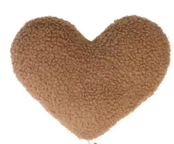 Plush Toys Custom Size And Heart shaped Crystal Super soft Toys for Kids