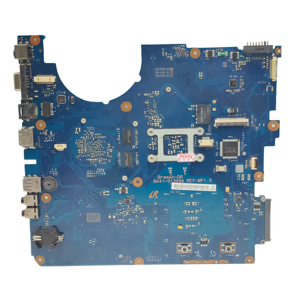 BA41-01359A R525 NP-R525 Laptop Motherboard HD4200 512MB DDR3 100% test work Free cpu BA92-06827A BA92-06827B For Samsung