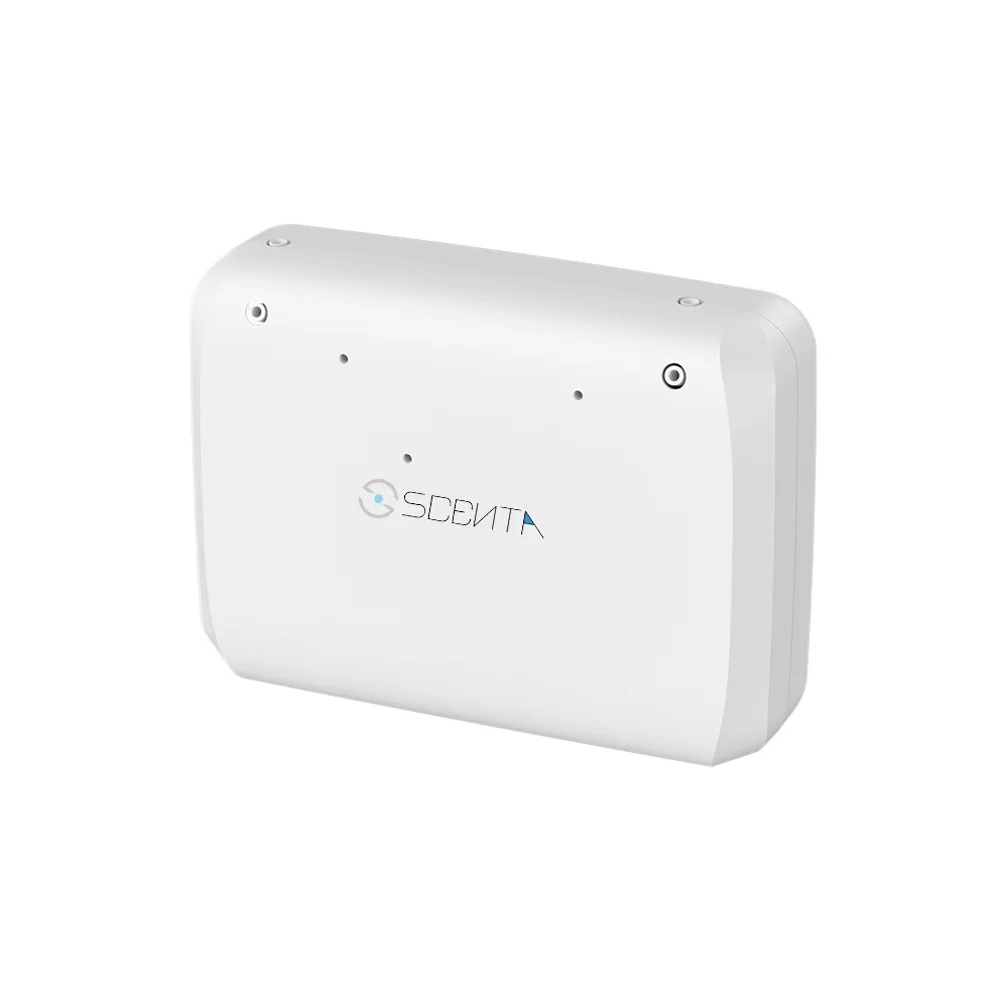 SCENTA Manufacturer White Plastic Nano Mist Spray Aroma Dispenser Double Bottle Design Fragrance Home Scent Air Freshener