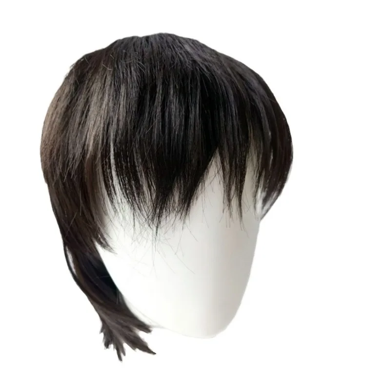 Wig Female Mullet Fish Head Warrior Head Wolf Tail Bangs Short Straight Anime COS Wig Full Hair