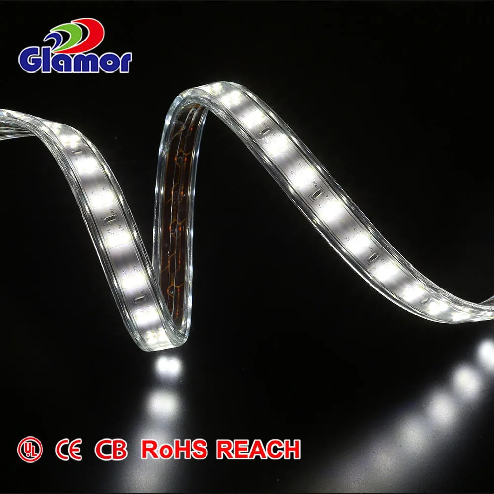 Glamor High quality Flexible IP65 Epistar SMD 2835 Double Lined LED car light strip light