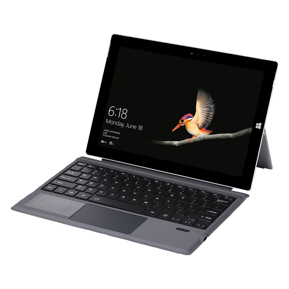 
For Surface Pro 3/4/5 Wireless Keyboard Case For Education School Students with Backlight Tablet Cover Keyboard 