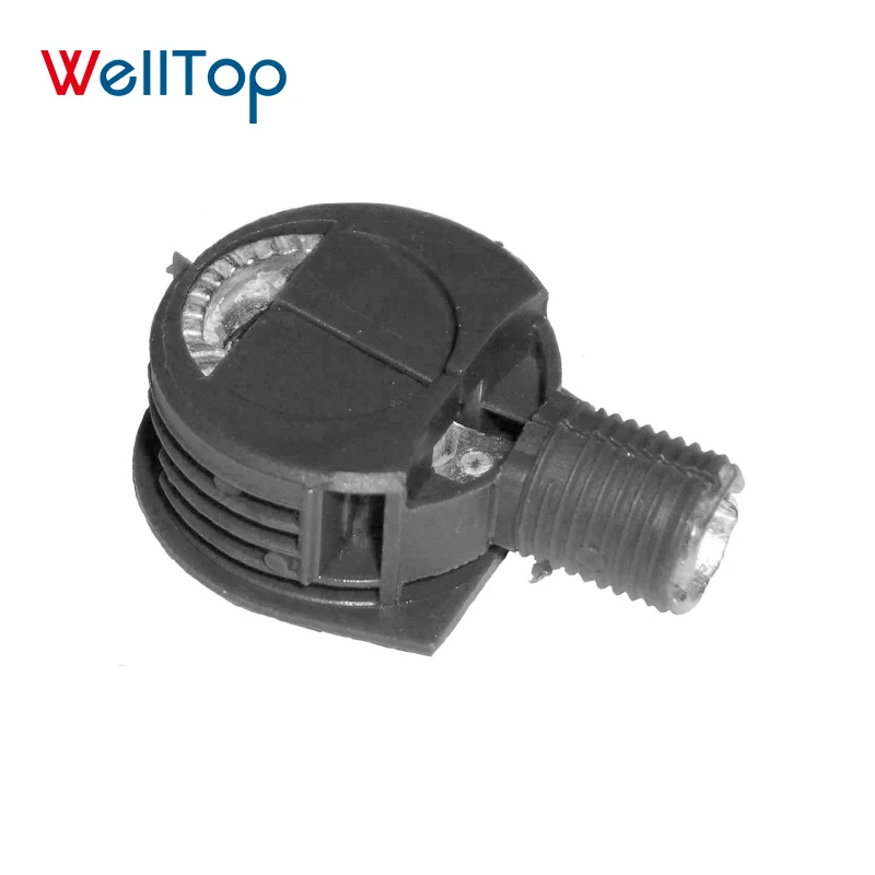 WELLTOP 20.023 Low Price Hardware Cabinet Connector Quickloc Flanged 25mm Boring Furniture Connectors Black Furniture Fasteners