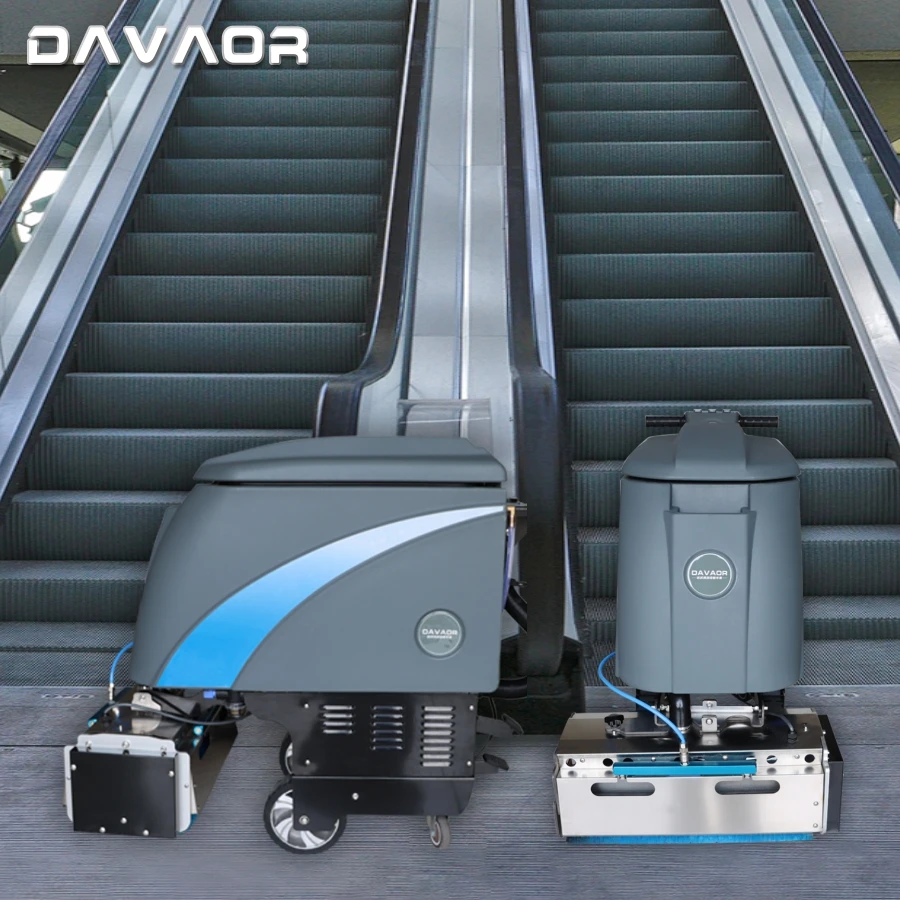 Оптовая Продажа с завода Davaor FT-02 оборудование для очистки торгового центра двойная щетка ручной Электрический Очиститель эскалатора