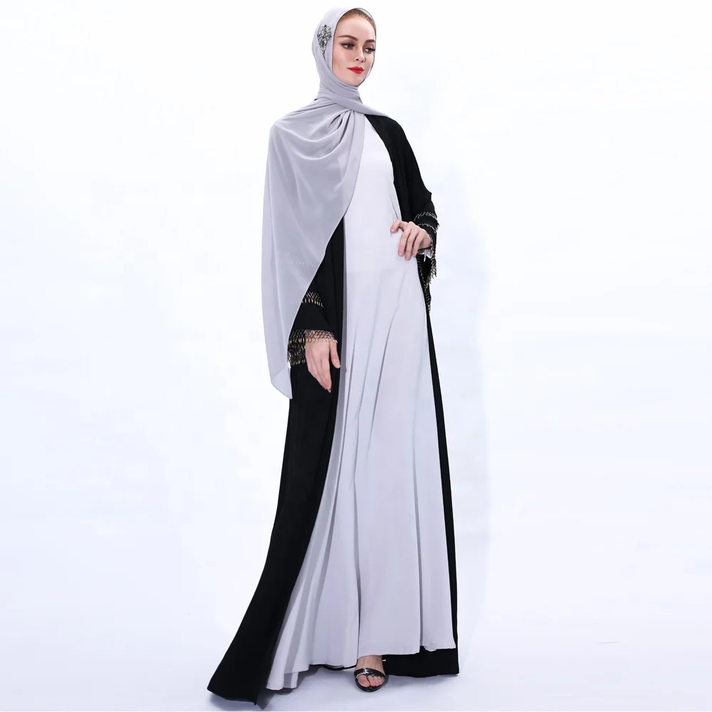 2020 elegant 2022 new style Glory abayas for women muslim horn sleeve 2022 new style Glory abaya dubai for sale