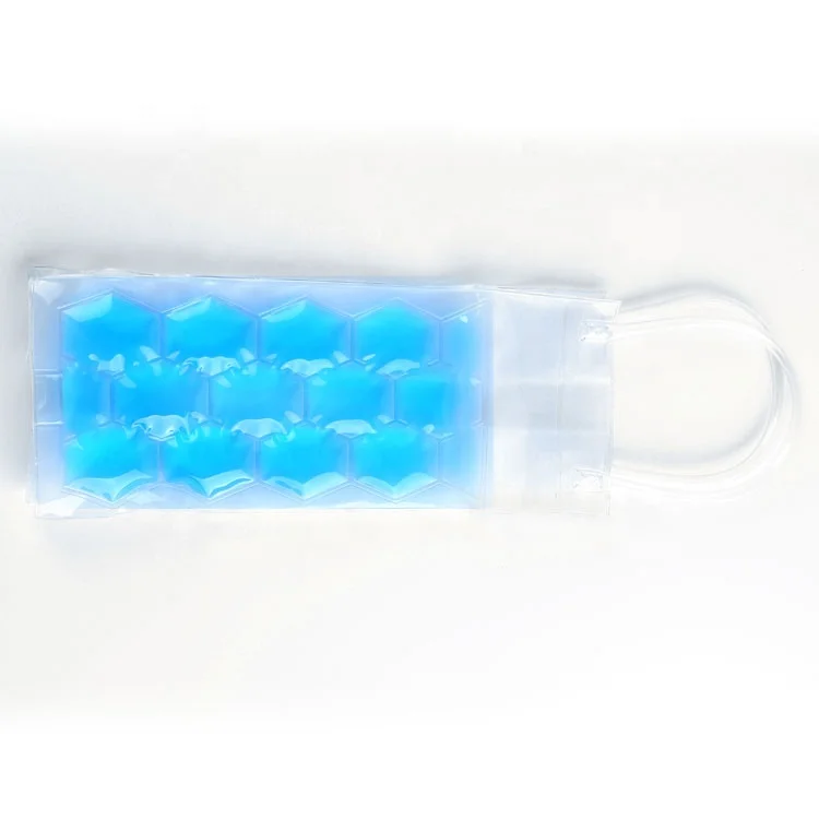 Outdoor portable gel ice pack beer wine bottle cooler