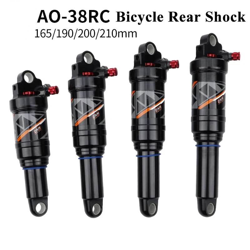 OEM/ODM DNM Bicycle Air Shock Absorber AO38RC 165/190/200/210mm Mountain Bike Manual/Remote Lockout Bike Rear Shock Absorber