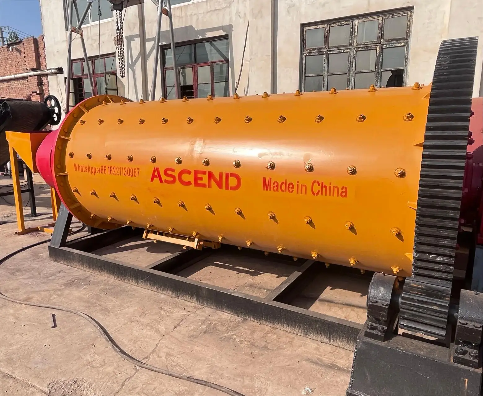 China ball mill FOB Shanghai price 3 5 10tph tons per hour gold ore ball mill with rubber liner steel balls