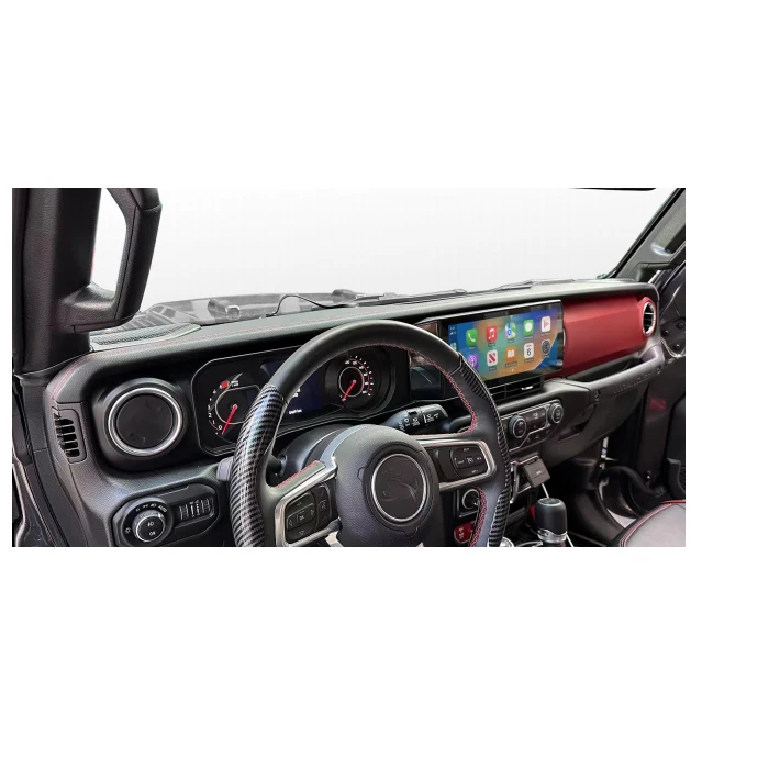 12.3 Inch Multimedia Player For Jeep wrangler 2019- GPS Navigation Car Stereo Auto Radio 4G Carplay