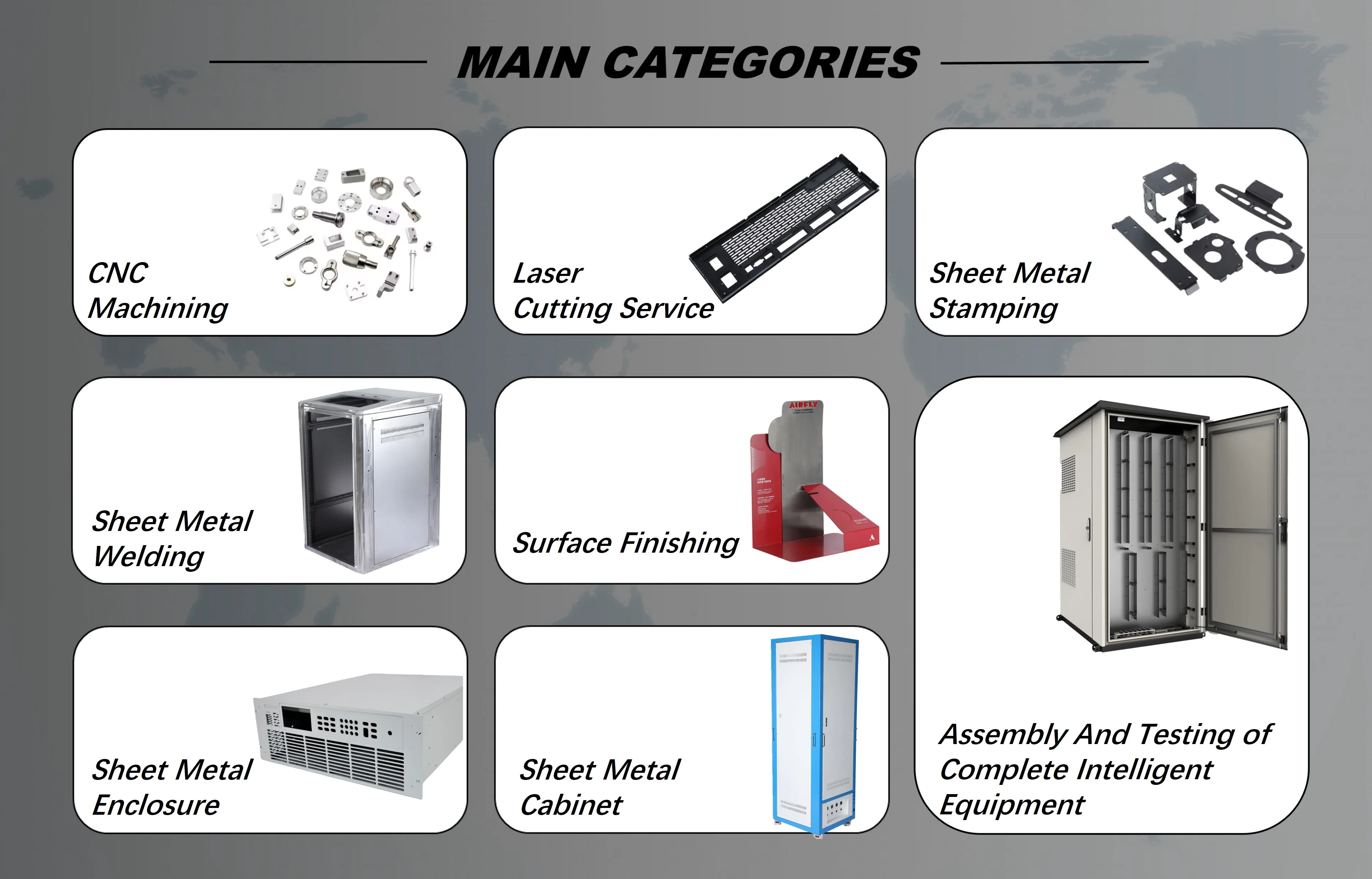 Made In China Customised Processing Services Sheet Metal Electric Cabinet Sheet Metal Cabinet Processing