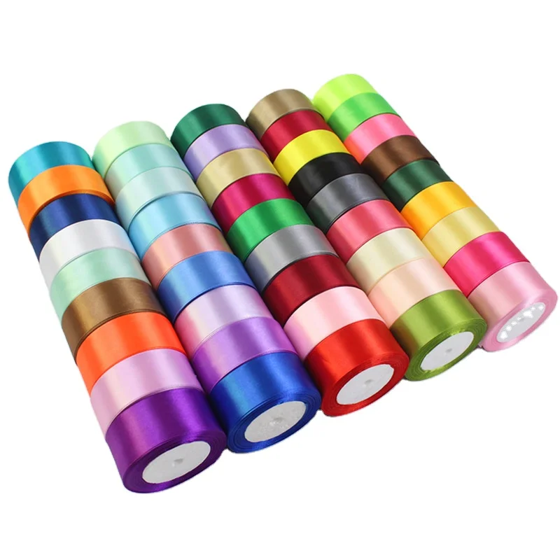 Custom Single Side Satin Ribbon Festival Decoration Tape