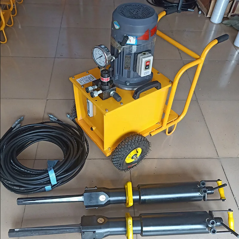 Rock splitting tool diesel hydraulic rock splitting machine made in China