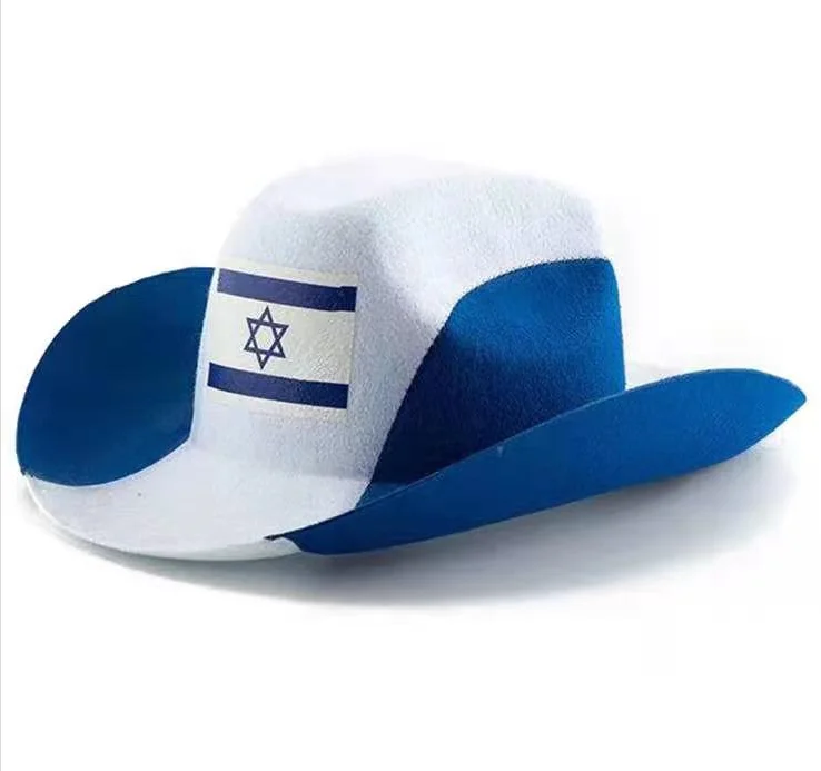 2021Cheap Wholesale Flag Man Ladies Fashion Western Cheap  Funny Cowboy Hat