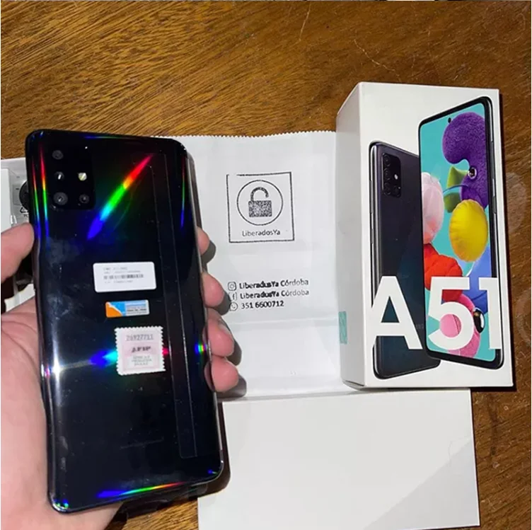 Wholesale Original cellphone Unlocked Used Phones for sale bulk cheap China Android UK smart Mobile Phone For Samsung A51 5G