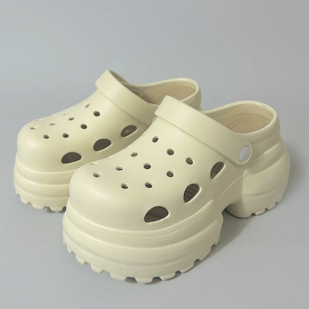 240626-2 34-41 Summer Fashion women Ultra high heels for outdoor garden shoes Wearing beach shoes