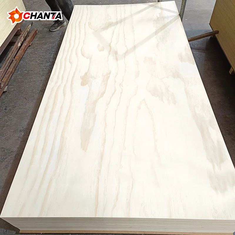 Chanta China Factory 9mm 15mm 18mm Pine Plywood Sheet 4x8 For Construction