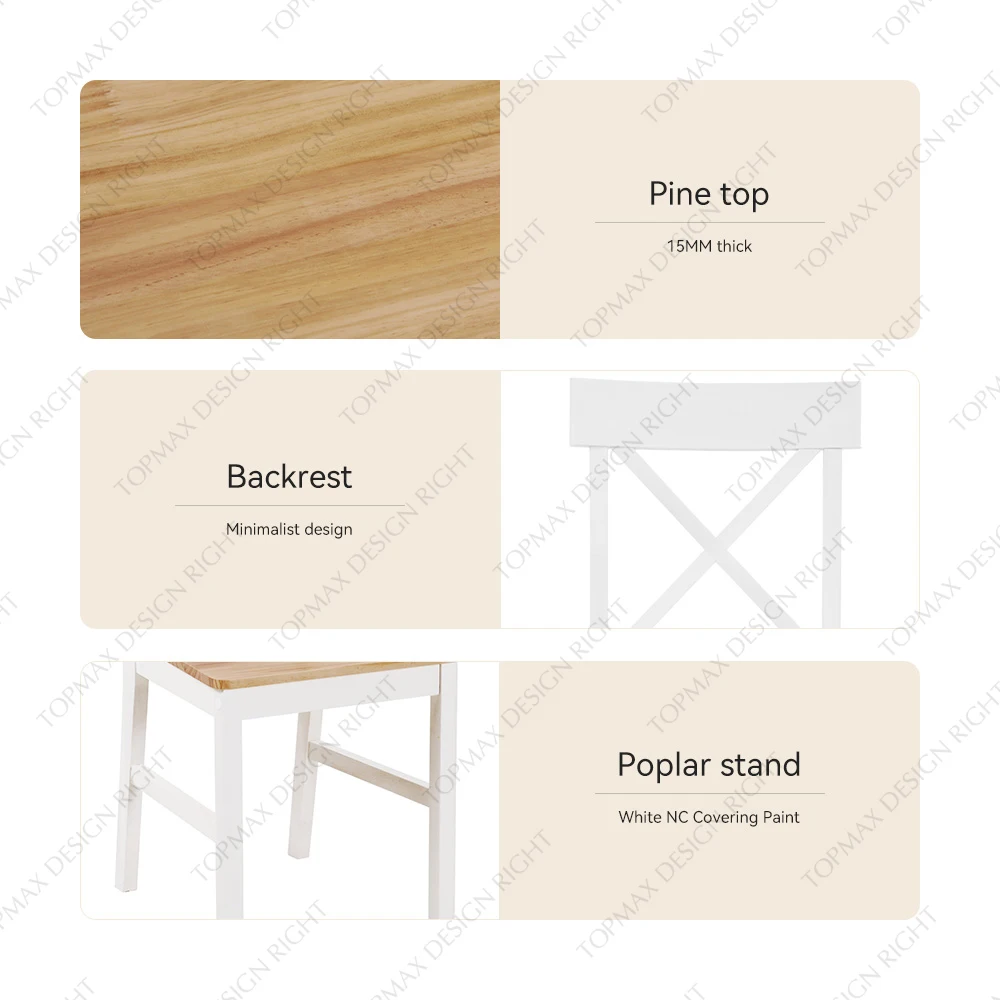 European Style Dining Room Sets Wooden Classic Dining Table Set 4 Seater White Minimalist Cheap Dining Chairs Set Of 4