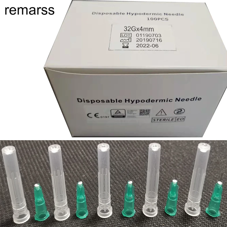 Hot Selling Hypodermic needle 34G4mm injection needle sharp needles for mesotherapy