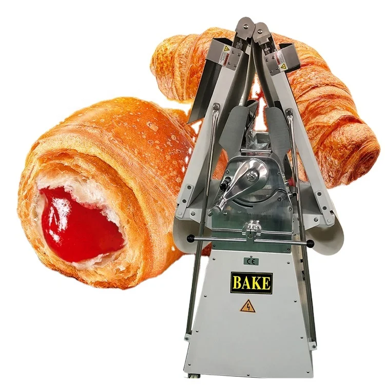 Bakery equipment crispy food  Manufacture Industrial Croissant Machine Dough Sheeter
