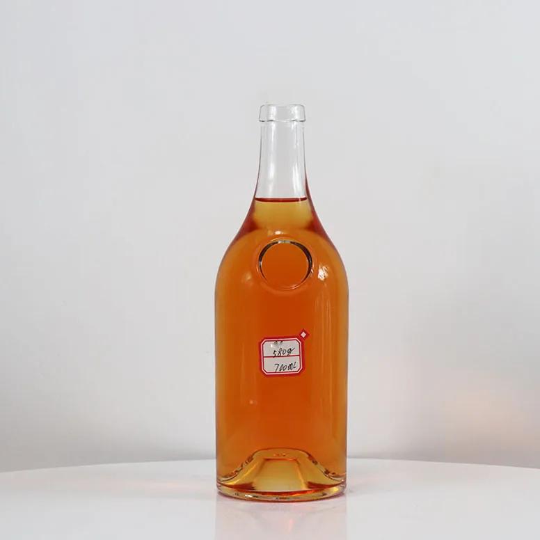 700ml purchase empty fancy liquor whiskey Rum wide mouth gin vodka alcohol XO VOSP glass bottle