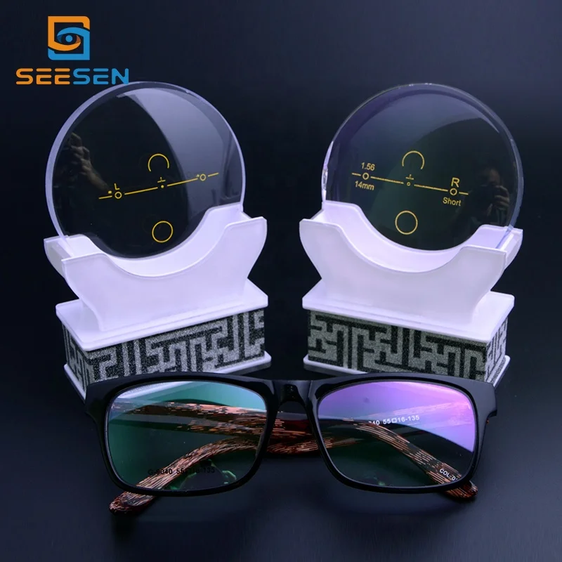 Semi-Finished 1.56 Multifocal Progressive Photochromic Photogrey UV420 Blue Cut Optical Lens