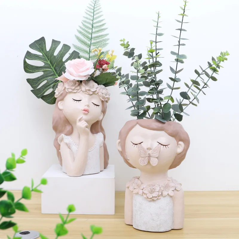 Nordic Ins Ceramic Vase Modern Girl Decoration Vase Household Flower Arrangement For Home Deco