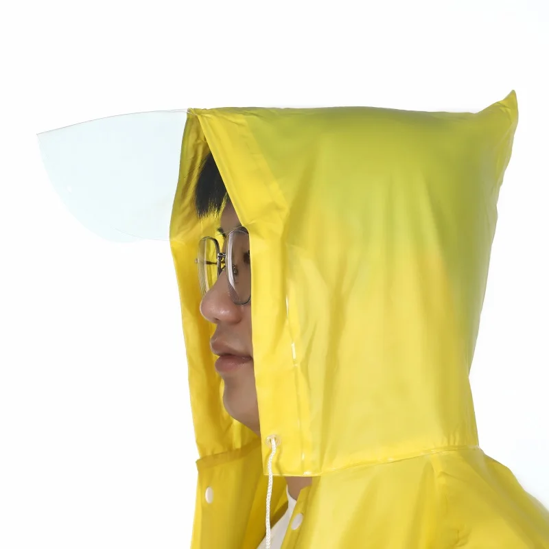 2023 New Wholesale Raincoats Boys Girls Backpack Clear Raincoat Waterproof Poncho
