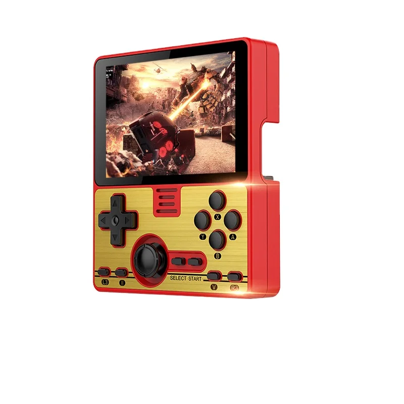 Powkiddy RGB20 Handheld Game Console Built-in 4000 Games Portable Game Player 3.5-inch IPS Screen With 3.5mm Headphone Jack