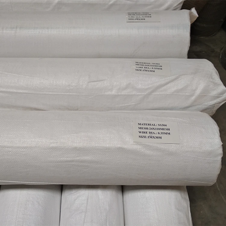 Factory stock 120 micron 150 mesh stainless steel screen mesh