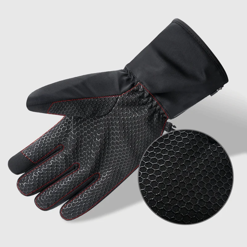 2022 Thin Winter Electric Heated Gloves Ski Rechargeable Battery Heated Gloves for outside motorcycle bike climbing sports