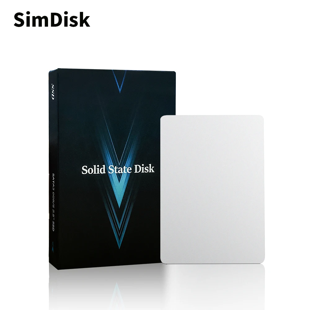 SimDisk Silver Metal SSD 2.5 inch Sata III Hard Disk 240GB 120GB 256GB 480GB 512GB 1TB Hard Drive SSD 128GB for Desktop PC